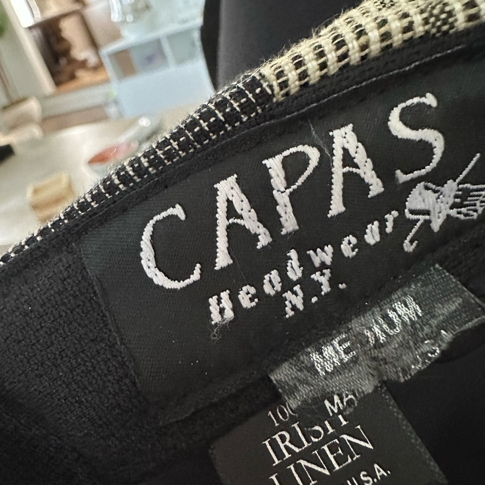 Capas Linen Patch Newsboy hat - Picture 6 of 7